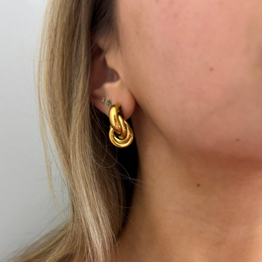 Knotted Drop Earrings