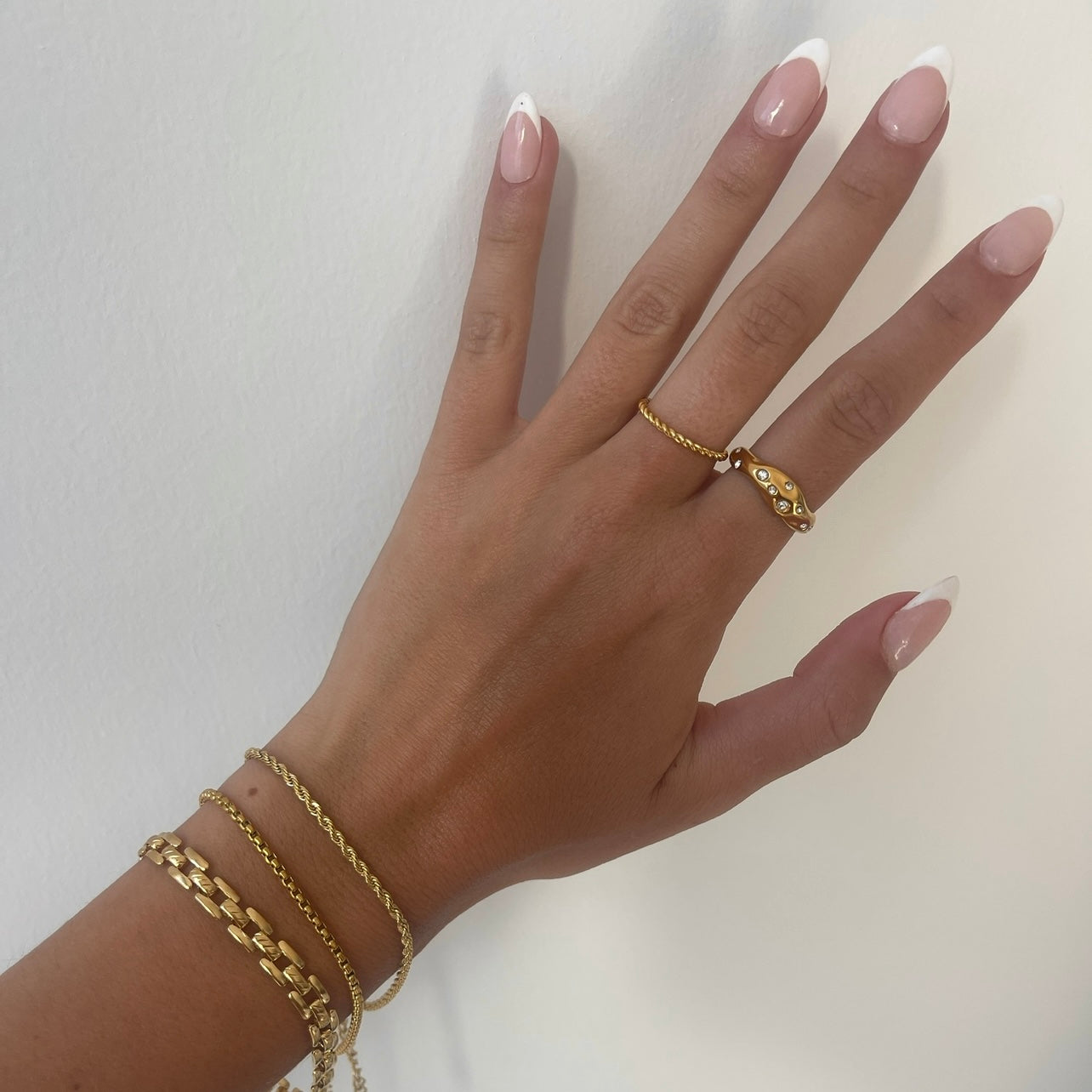 Irregular Stone Dome Ring