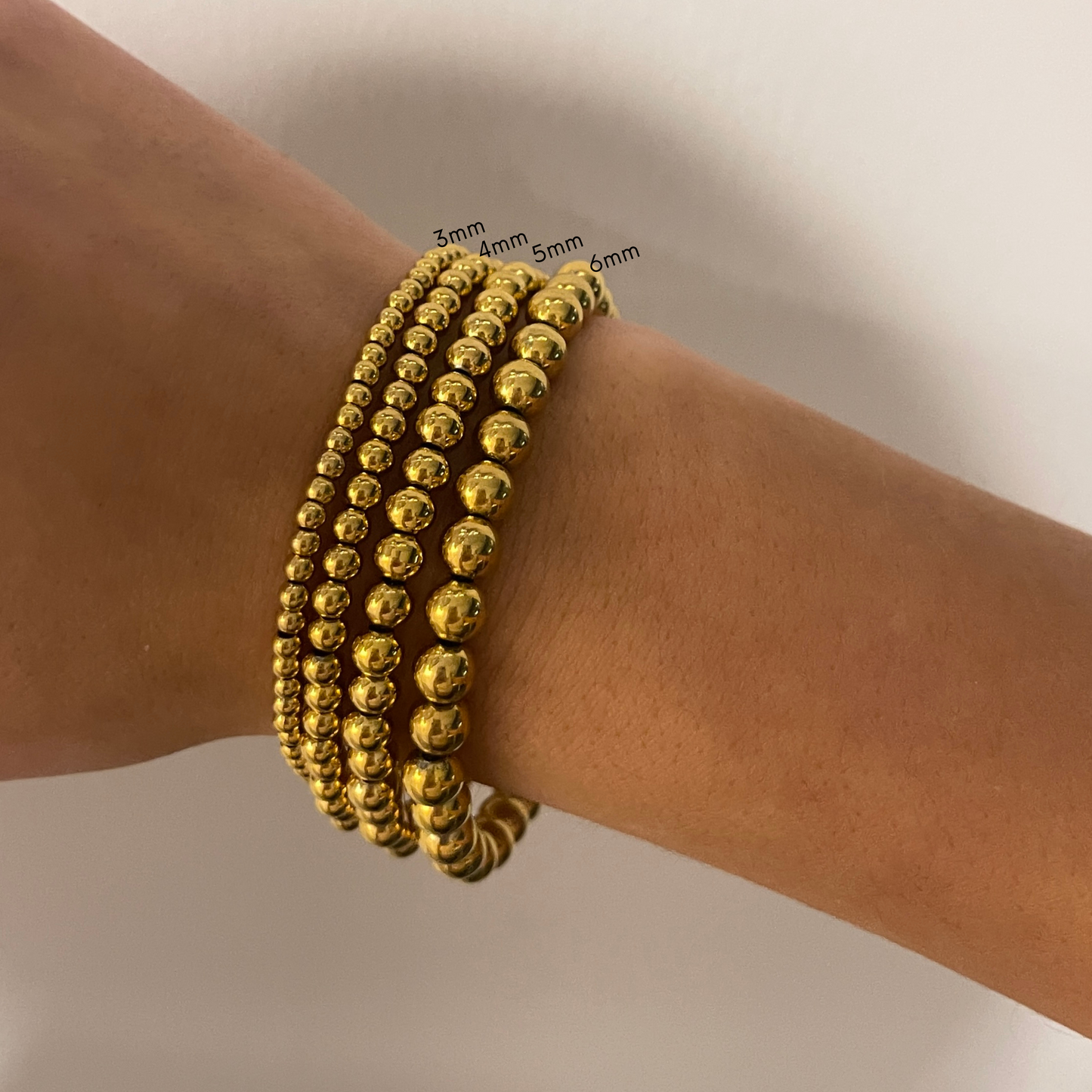 Gold Beaded Bracelets