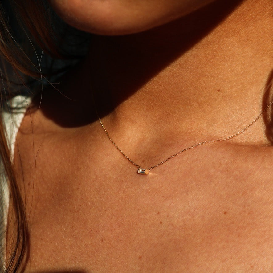 dainty gold necklace, minimal necklace, 14k gold necklace, layering necklace, delicate necklace, everyday necklace, real gold necklace, minimalist jewelry, solid gold necklace