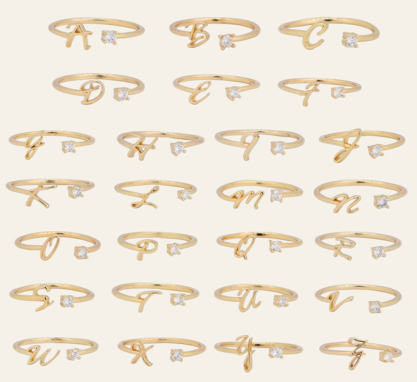 Initial Letter Rings