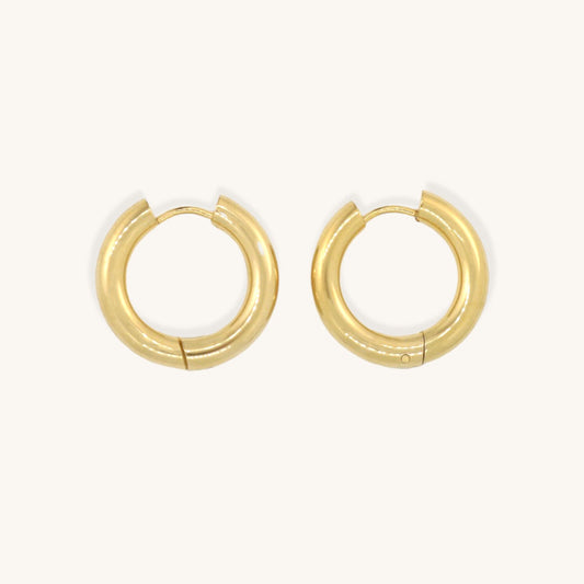gold daily hoops, everyday hoops