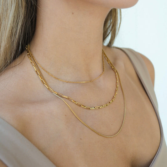 Relle Gold Layered Necklace