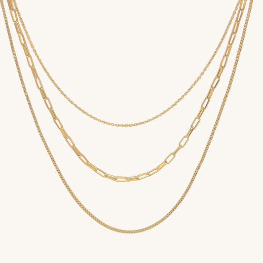 Relle Gold Layered Necklace