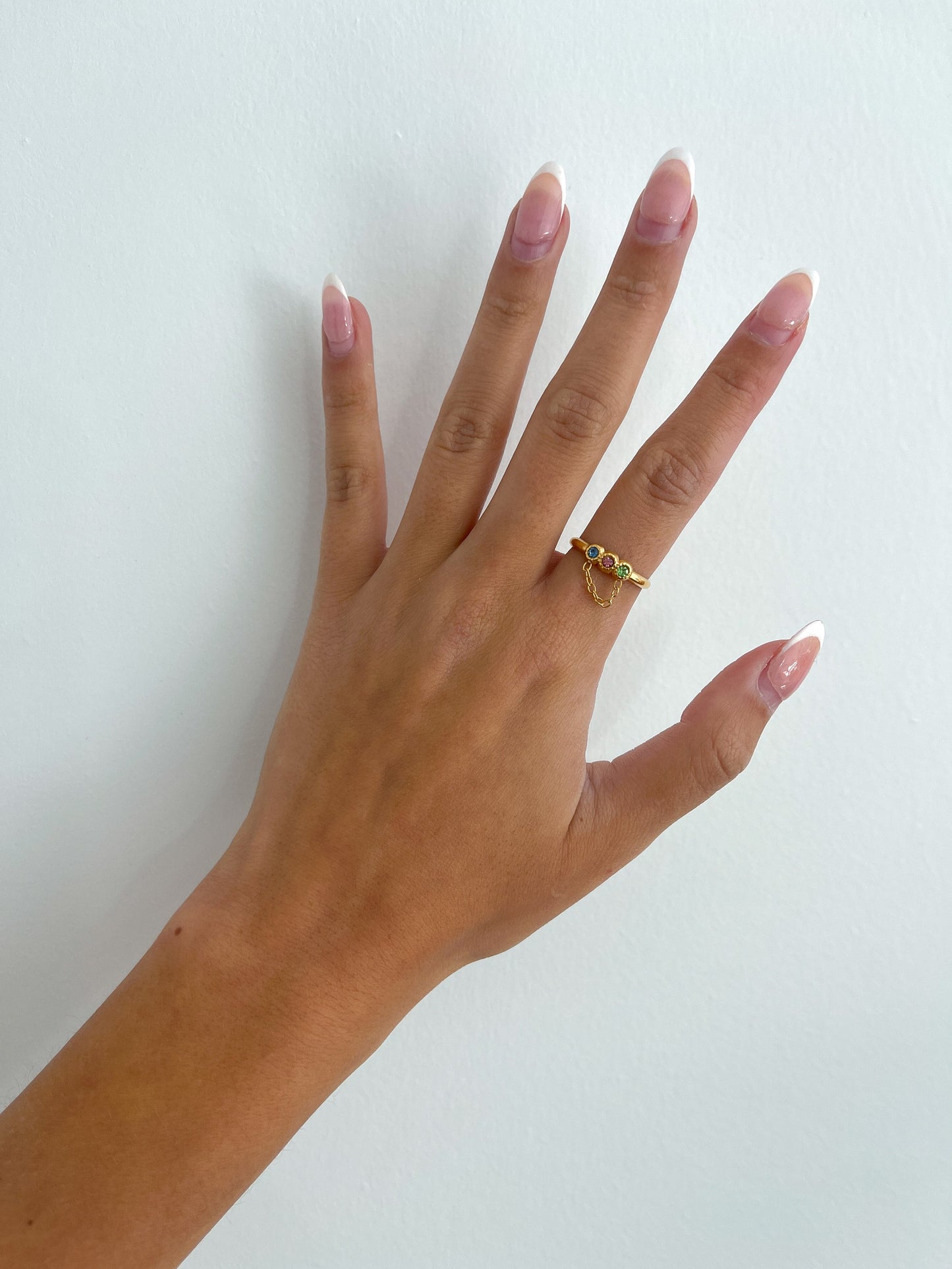 Body Jewelry, Festival Ring, colorful chain ring, adjustable ring, gold filled ring, unique ring, festival jewelry outfit, Coachella, dainty
