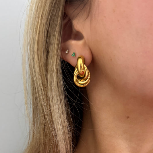 Knotted Drop Earrings