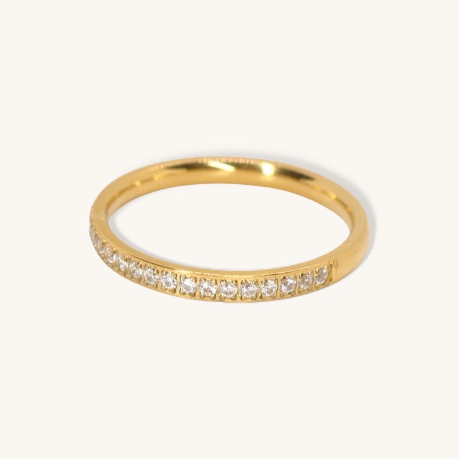Pave Thin Stack Ring