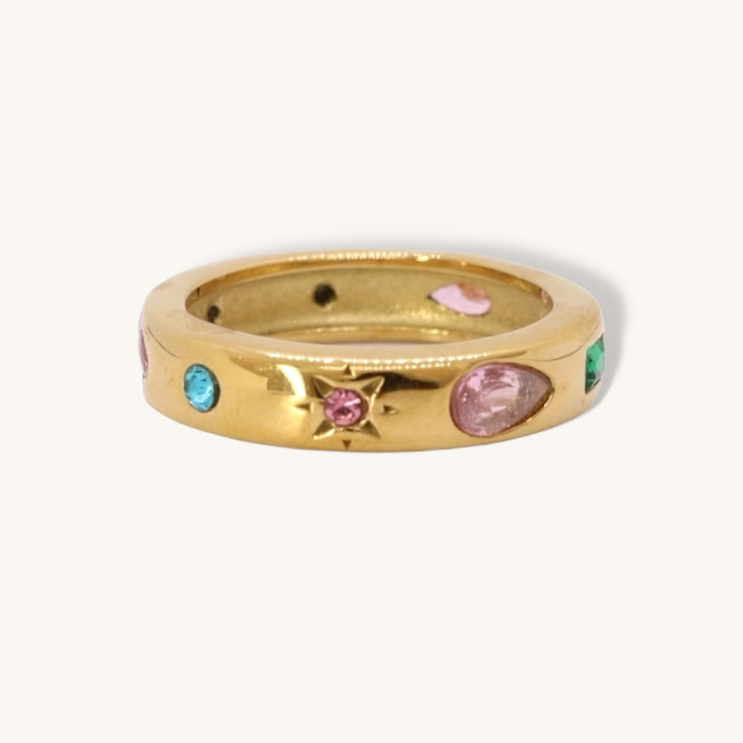 Coloured Stacking Rings Colorful Stack Ring