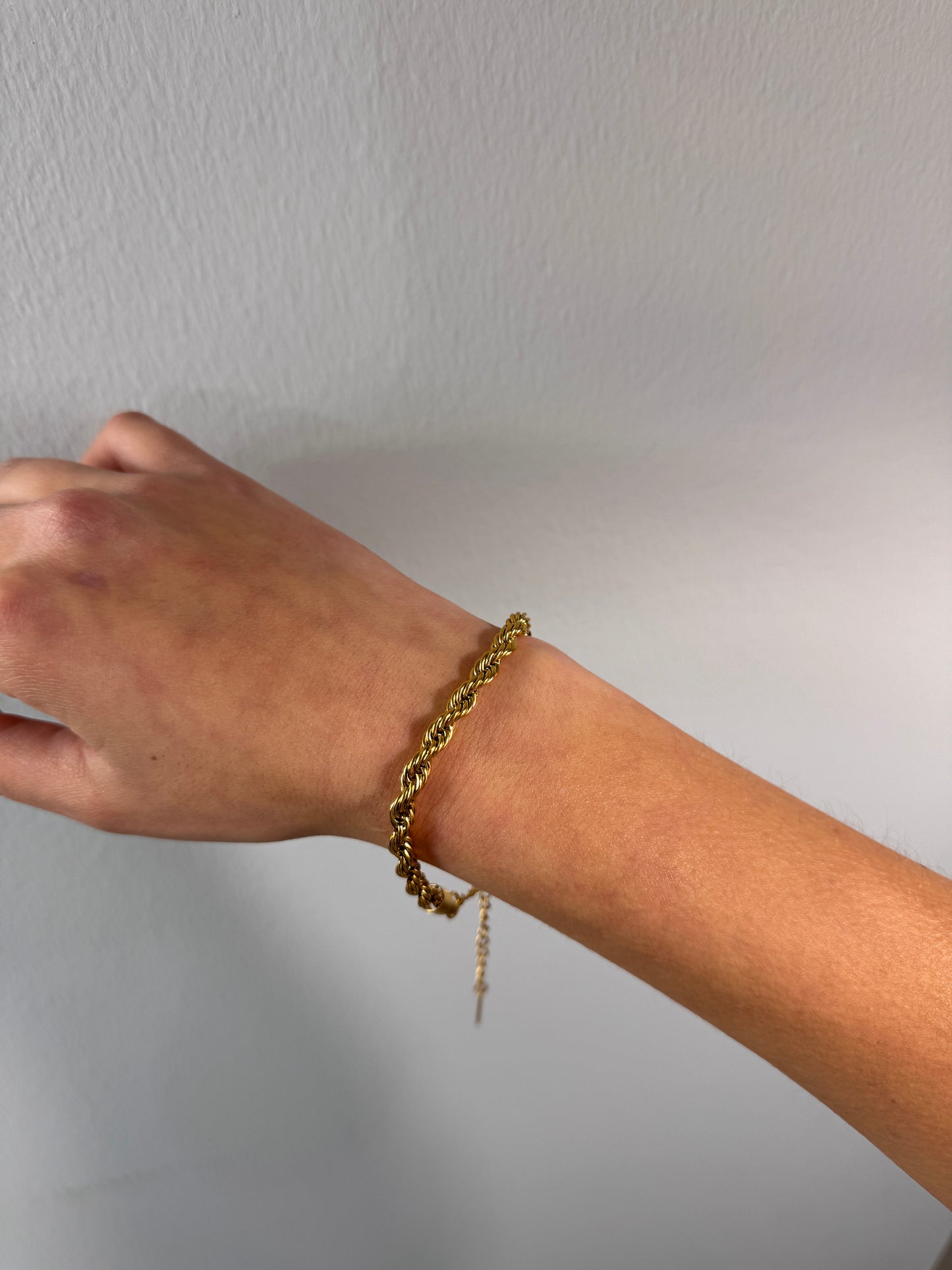 Kianna Gold Rope Bracelet