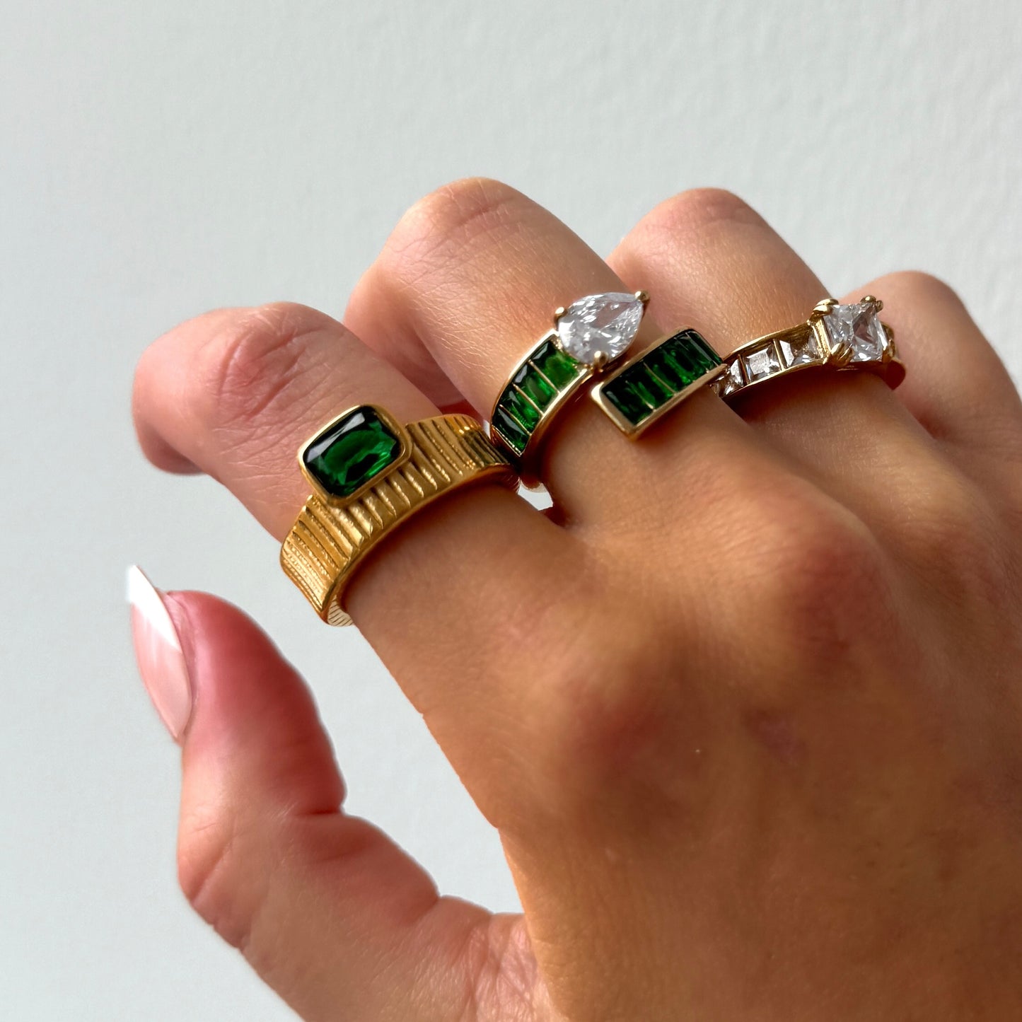 Lorelei Ribbed Dome Ring
