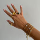 Irregular Gold Ring square ring gold textured ring chunky gold ring statement ring chunky statement ring gold statement ring vintage bold