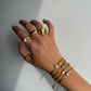Irregular Gold Ring square ring gold textured ring chunky gold ring statement ring chunky statement ring gold statement ring vintage bold