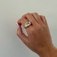 Gold ring, Minimalist ring, chunky gold ring, vintage ring, gemstone ring, statement ring, rings for women, gift for her, gold filled ring