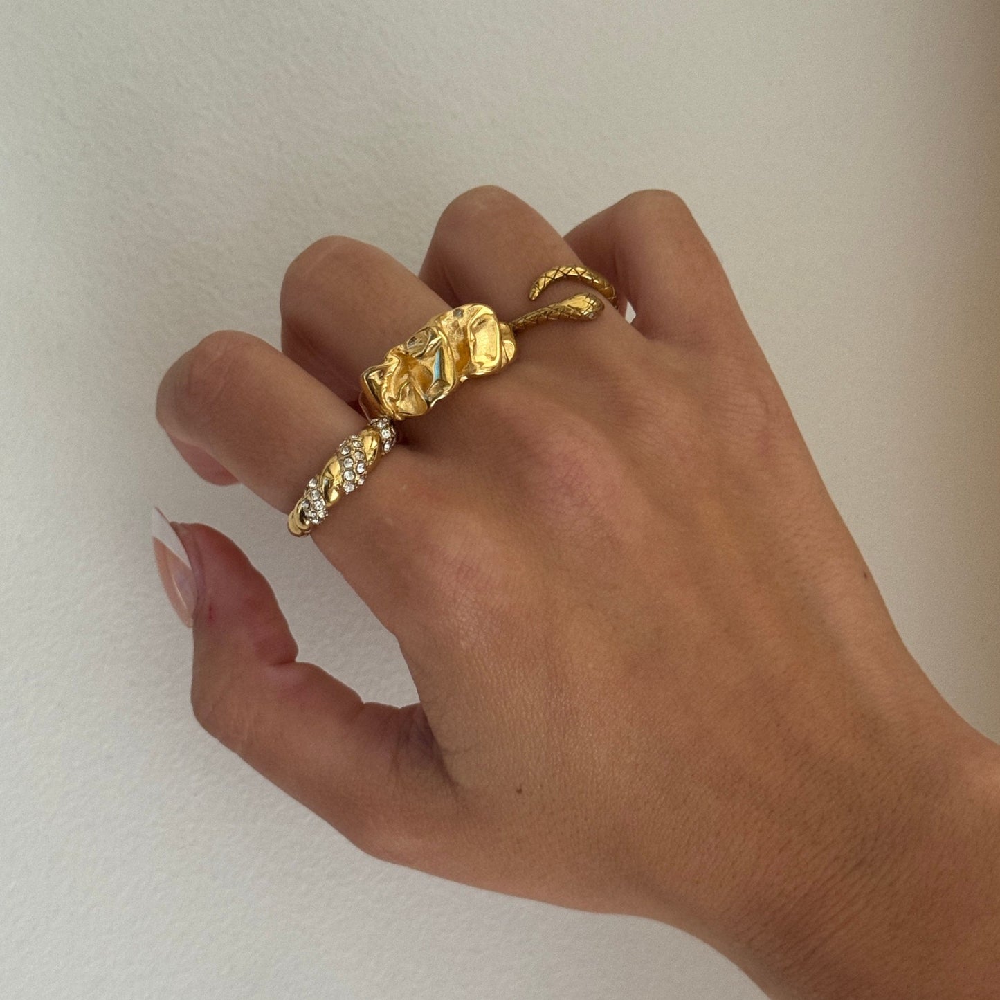 Gold ring statement rings, gold nugget ring, irregular gold ring chunky, hammered gold ring, statement ring thick gold ring bold ring women