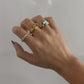 Gold chain ring for women, gold filled chain ring, knot statement ring, minimalist statement ring, chunky gold ring, thick gold ring for her