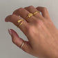 Thin gold ring, gold ring, gold filled stack ring, dainty gold ring, stacking ring, everyday ring gift for her, simple band thin thick rings