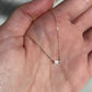 Topaz necklace, dainty topaz necklace, white topaz necklace, dainty white topaz gold necklace, solid gold white topaz necklace, white topaz pendant, dainty aesthetic solid gold pendant, aesthetic solid gold pendant, grunge jewelry, fine dainty minimal jewelry, fine jewelry topaz, fine jewelry 14k Gold, solid 14k aesthetic minimal jewelry, 