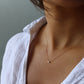 dainty gold necklace, 14k gold minimal necklace, solid gold necklace 14k, 14k solid gold jewelry