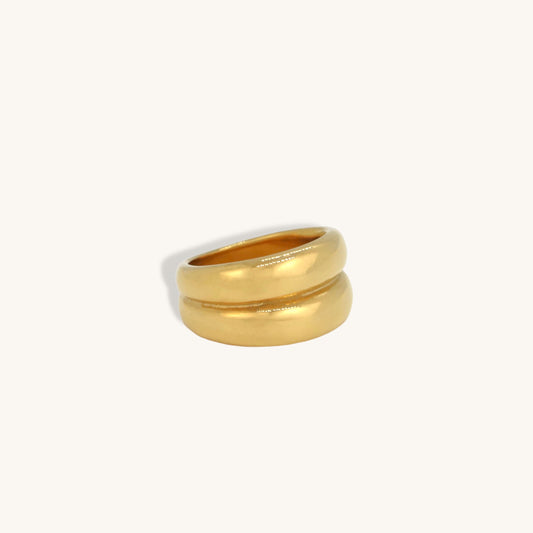Chunky Stack Dome Ring
