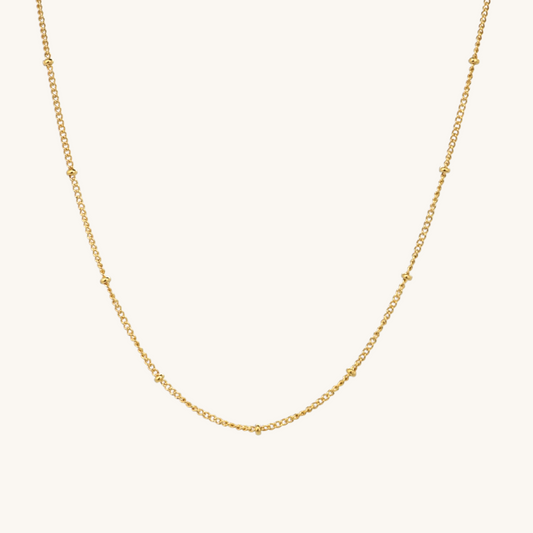 Gold Beaded Chain - Alyssa Chain
