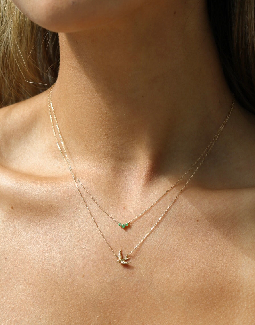 Emerald Necklace - Sadie