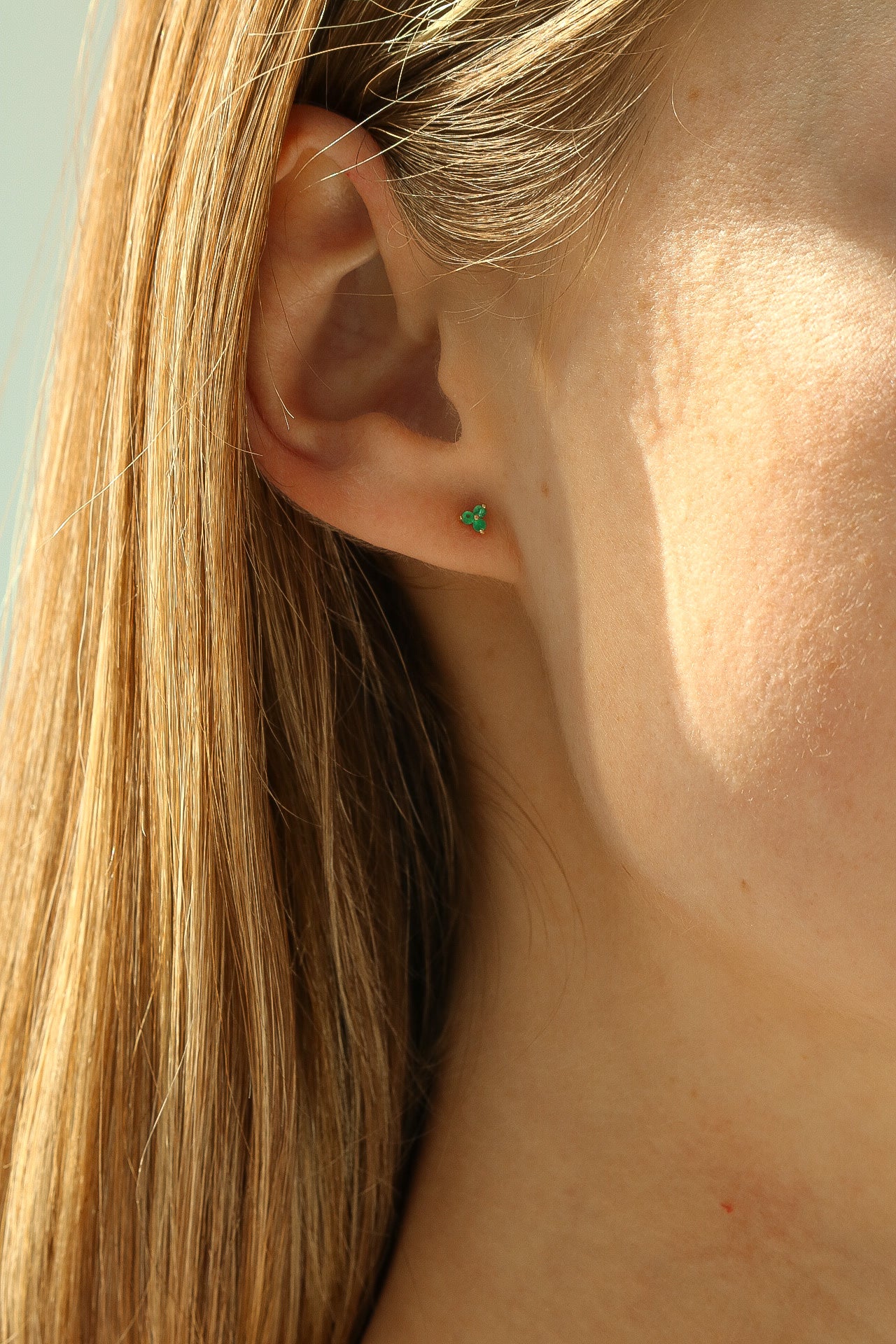 Emerald Stud Earrings - Alexandria