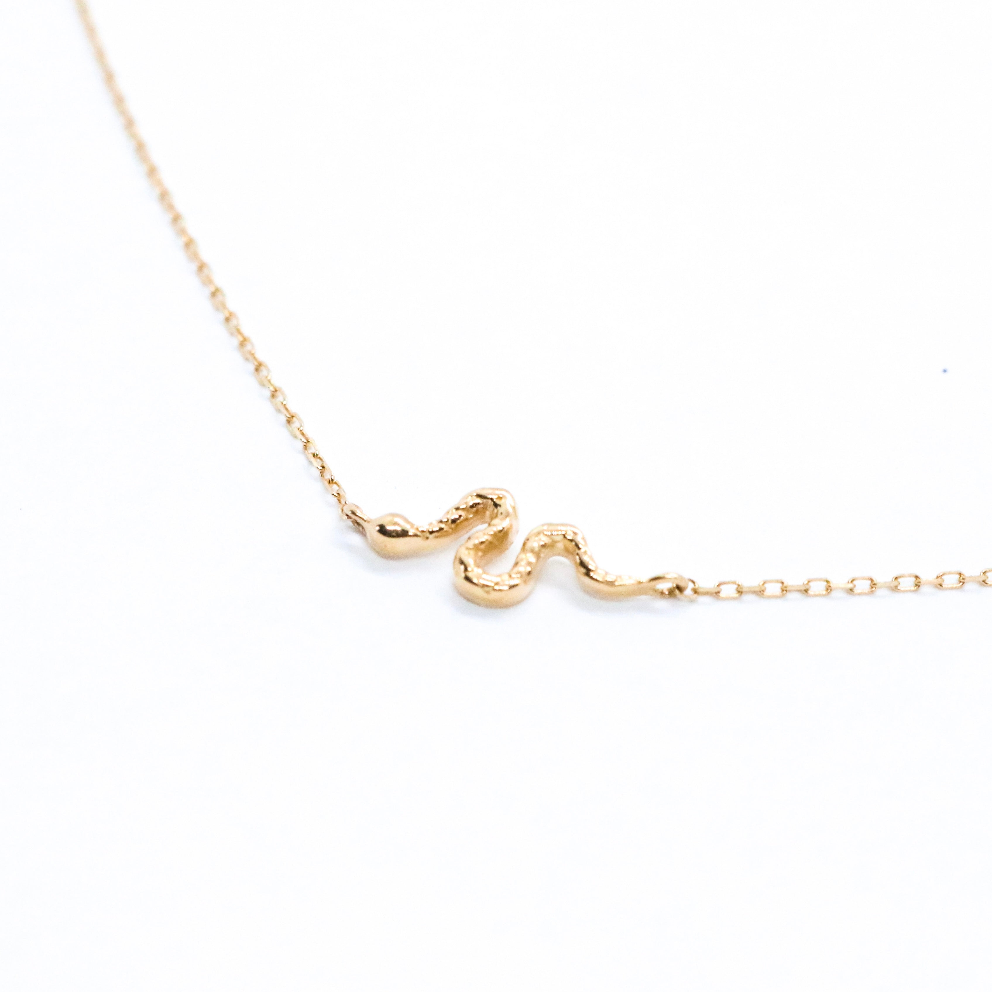 Solid 14K Yellow Gold Snake Chain Necklace – Real Gold, 3 Widths Available