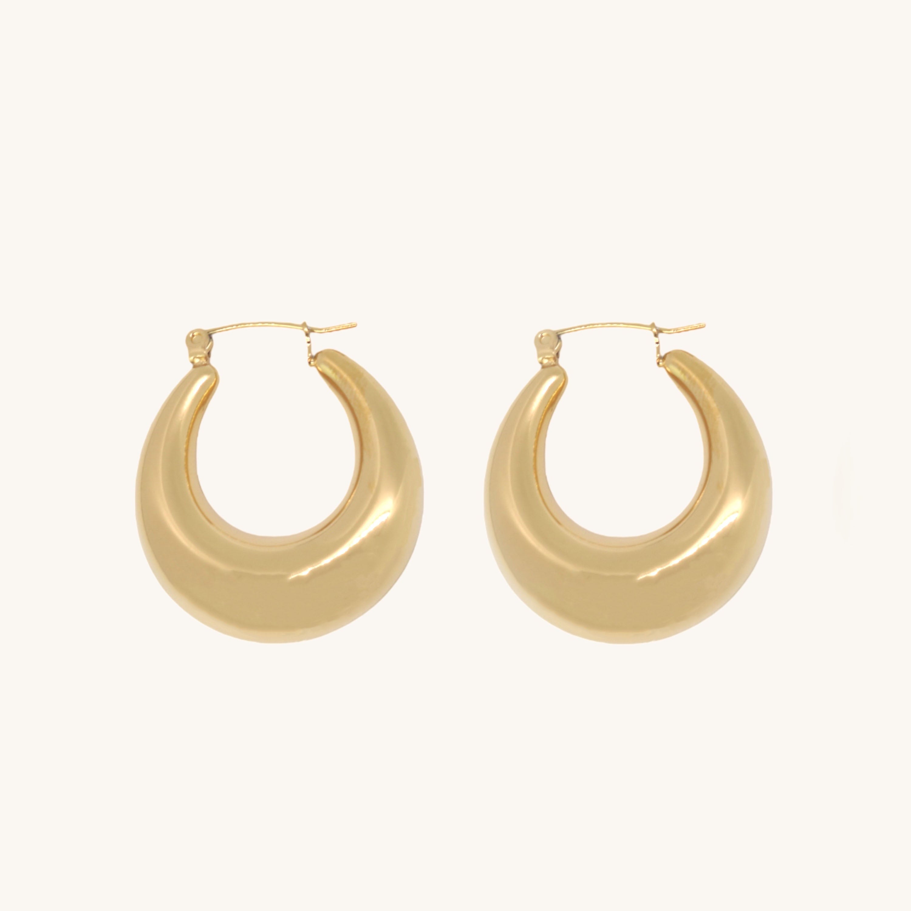 Update more than 137 big thick gold hoop earrings super hot