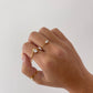 Thin dainty ring, thin gold ring with stone, dainty gold band ring, stackable ring, think gold ring band, thin gold ring band women stone