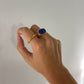 Hammered Gold Ring, irregular textured gold ring asymmetric unique rings, statement ring chunky vintage stack ring, waterproof, gold rings