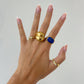 Gold Chunky Statement Dome Ring, large dome ring, minimalist ring, statement ring, dome bubble ring, modern dome ring, silver dome ring bold