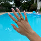 Braided Stack Ring, layered gold statement ring, gold filled ring, rings for women, braid twist ring, stackable rings, ring set ring stack