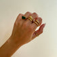 Braided Stack Ring, layered gold statement ring, gold filled ring, rings for women, braid twist ring, stackable rings, ring set ring stack